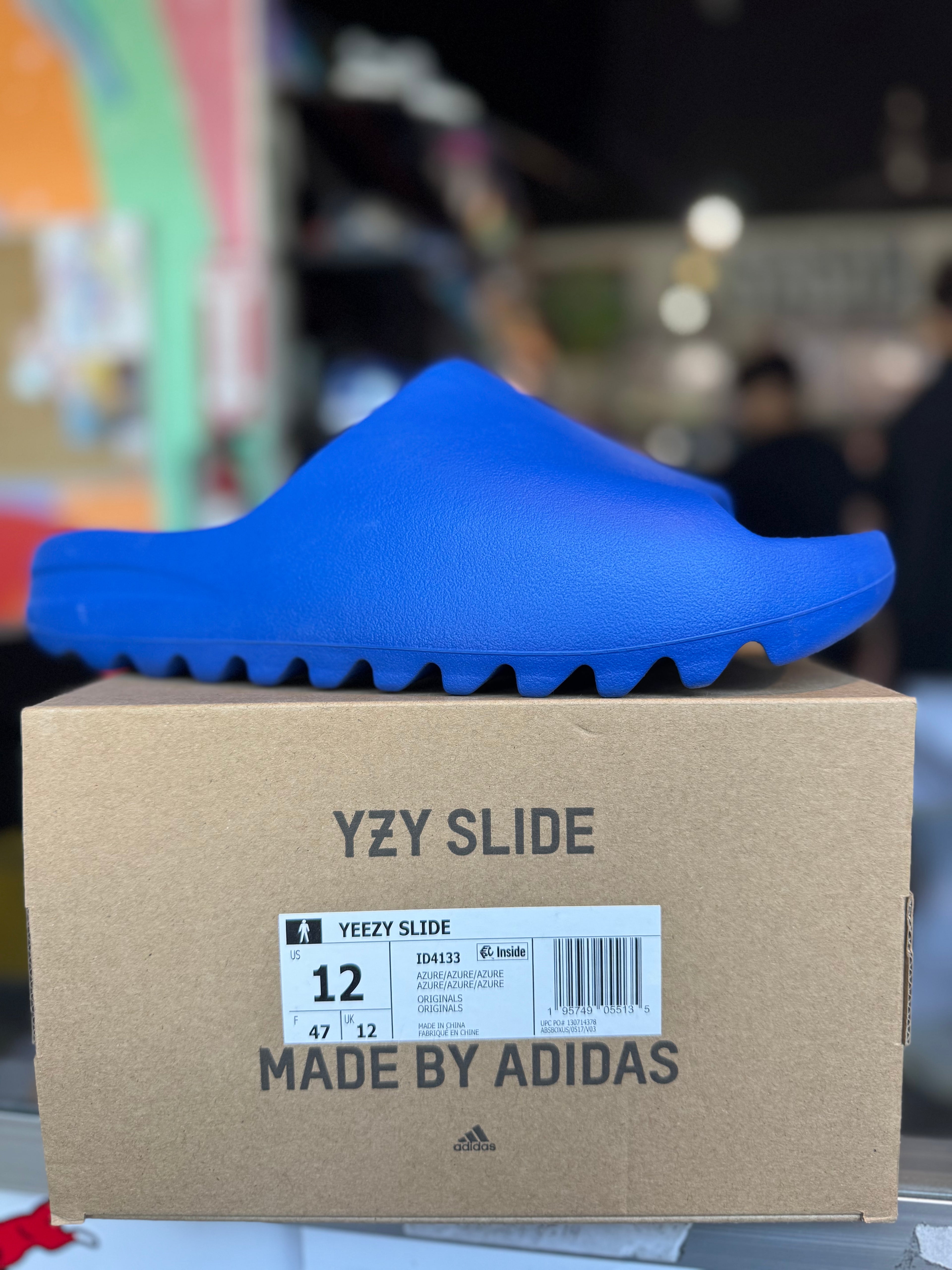 Yeezy slide azure