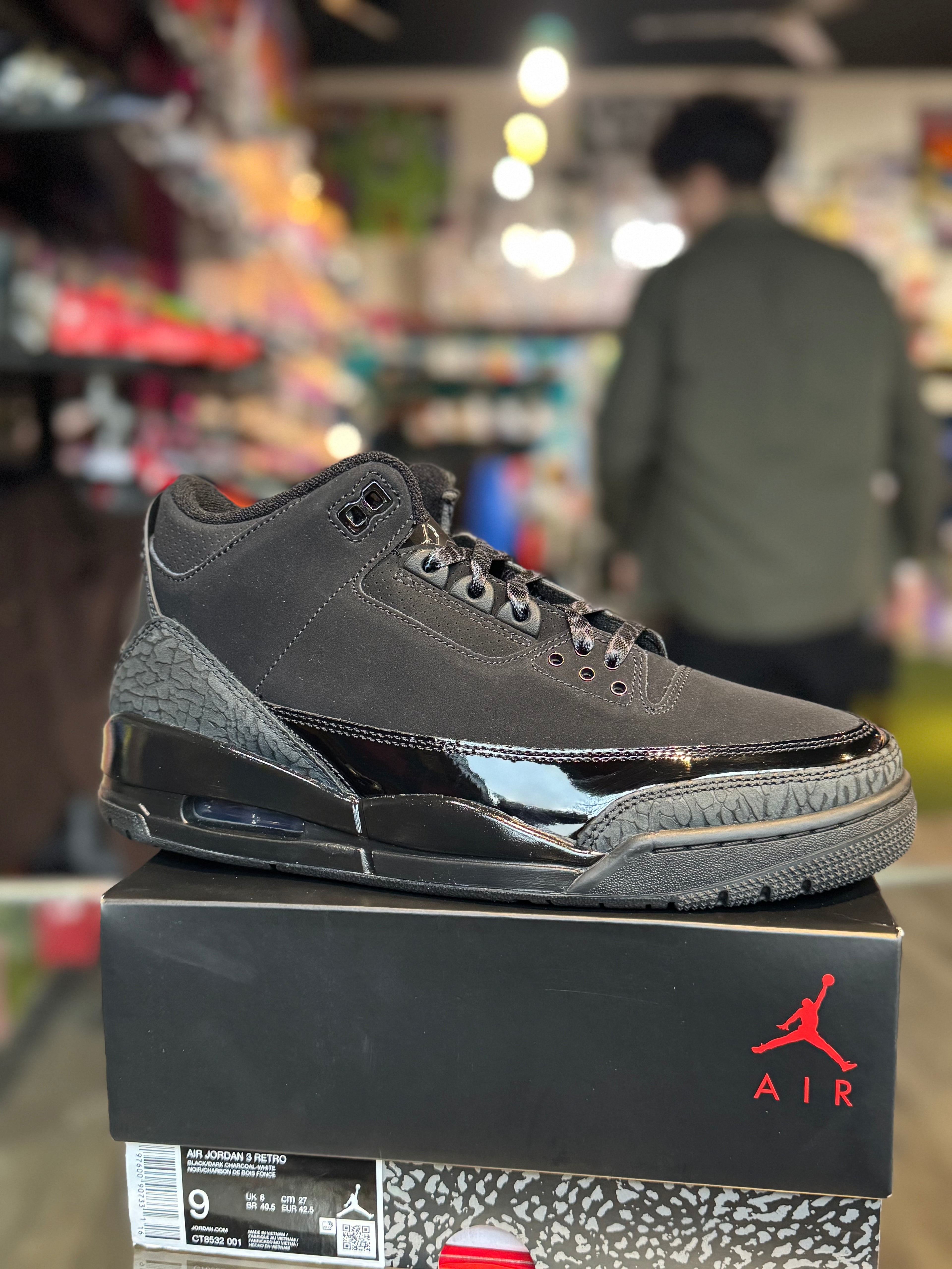 Jordan 3 black cat