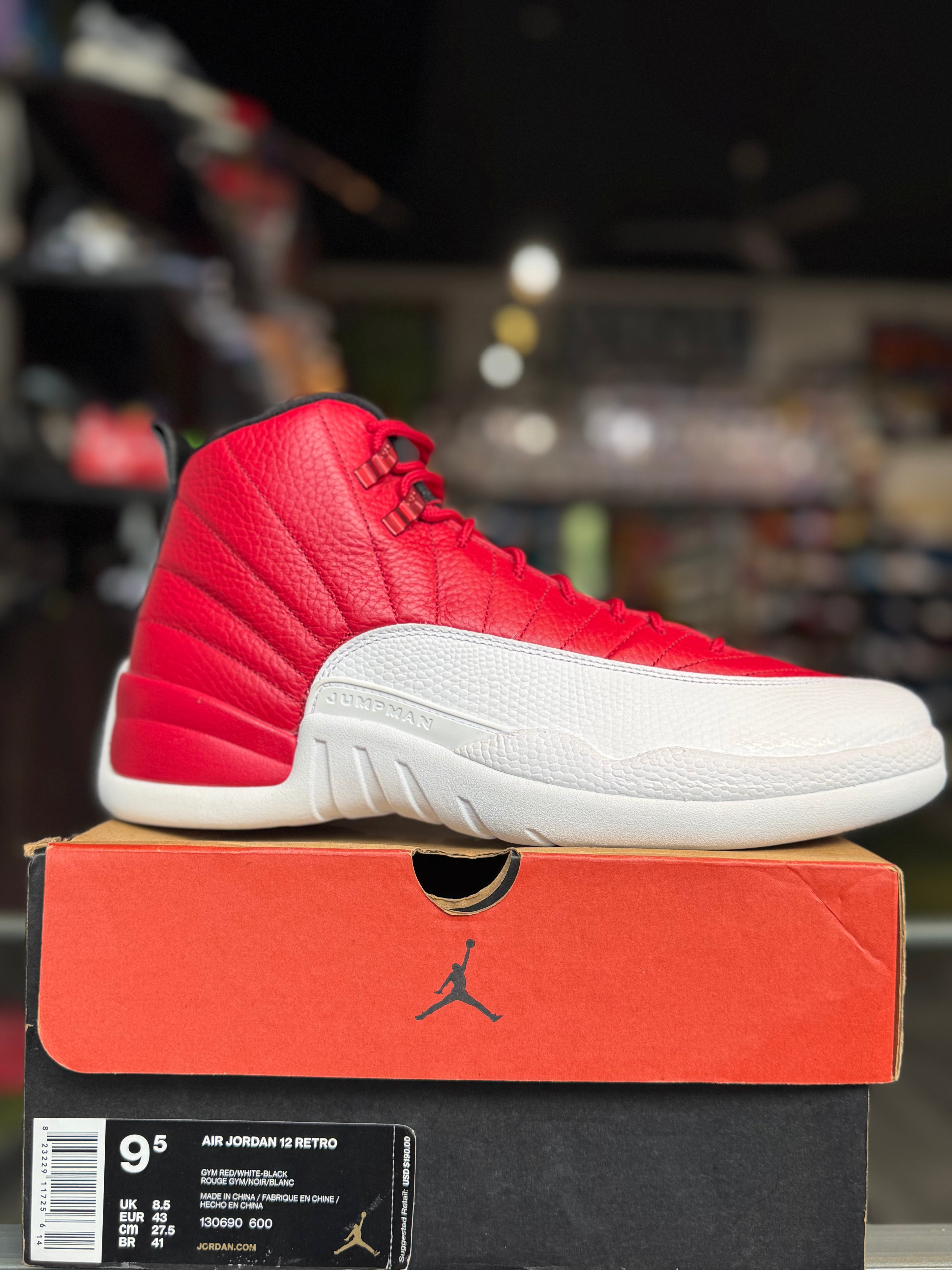 Jordan 12 gym red