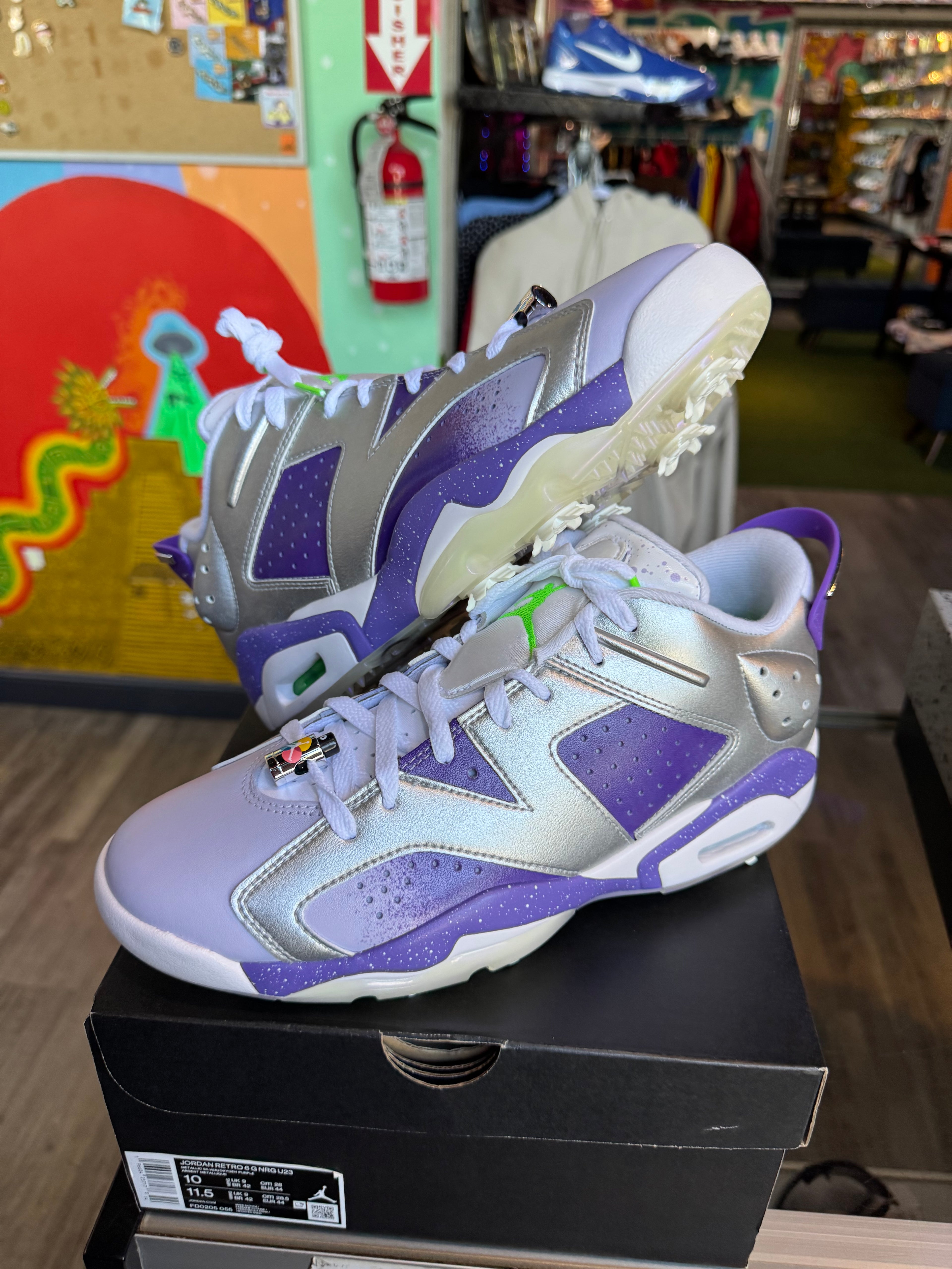 Jordan 6 golf purple