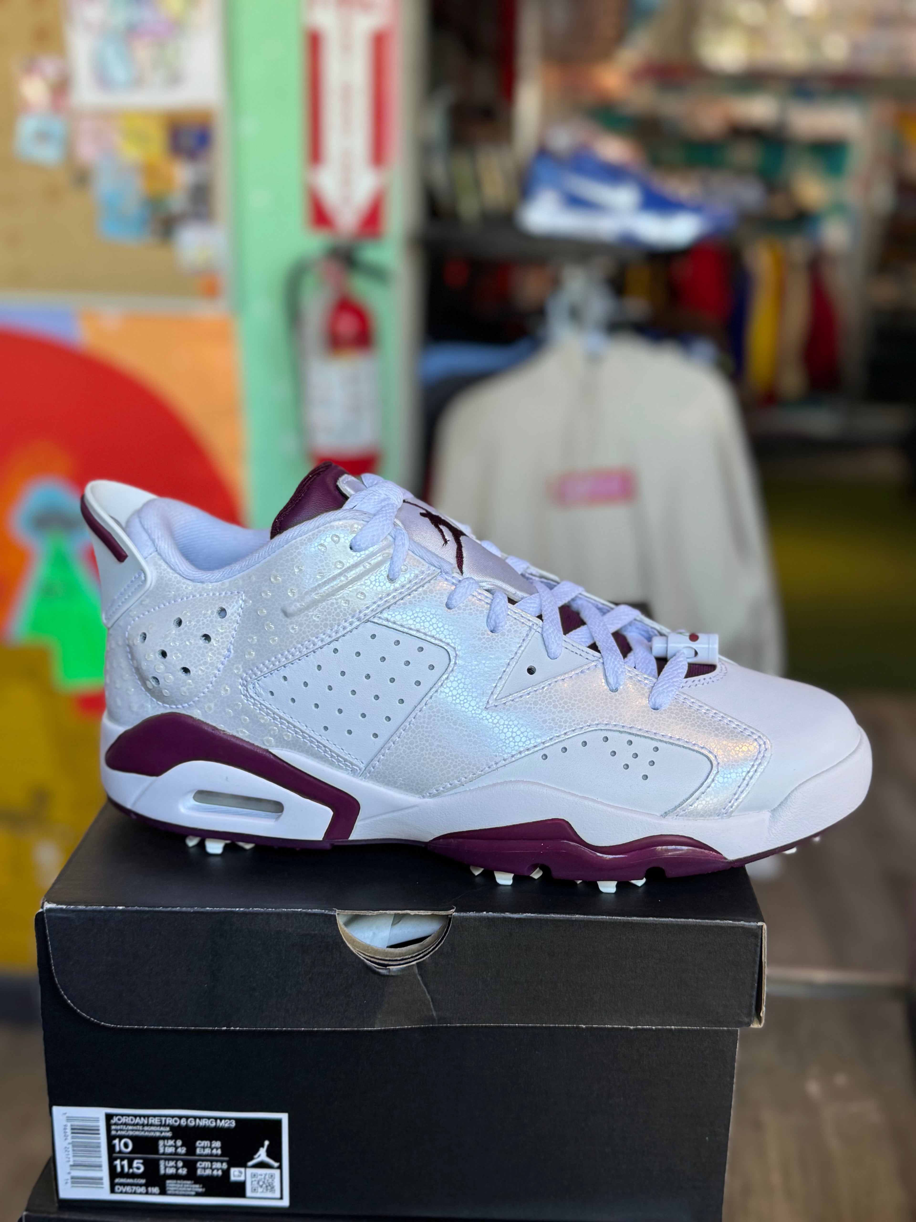Jordan 6 burgundy golf