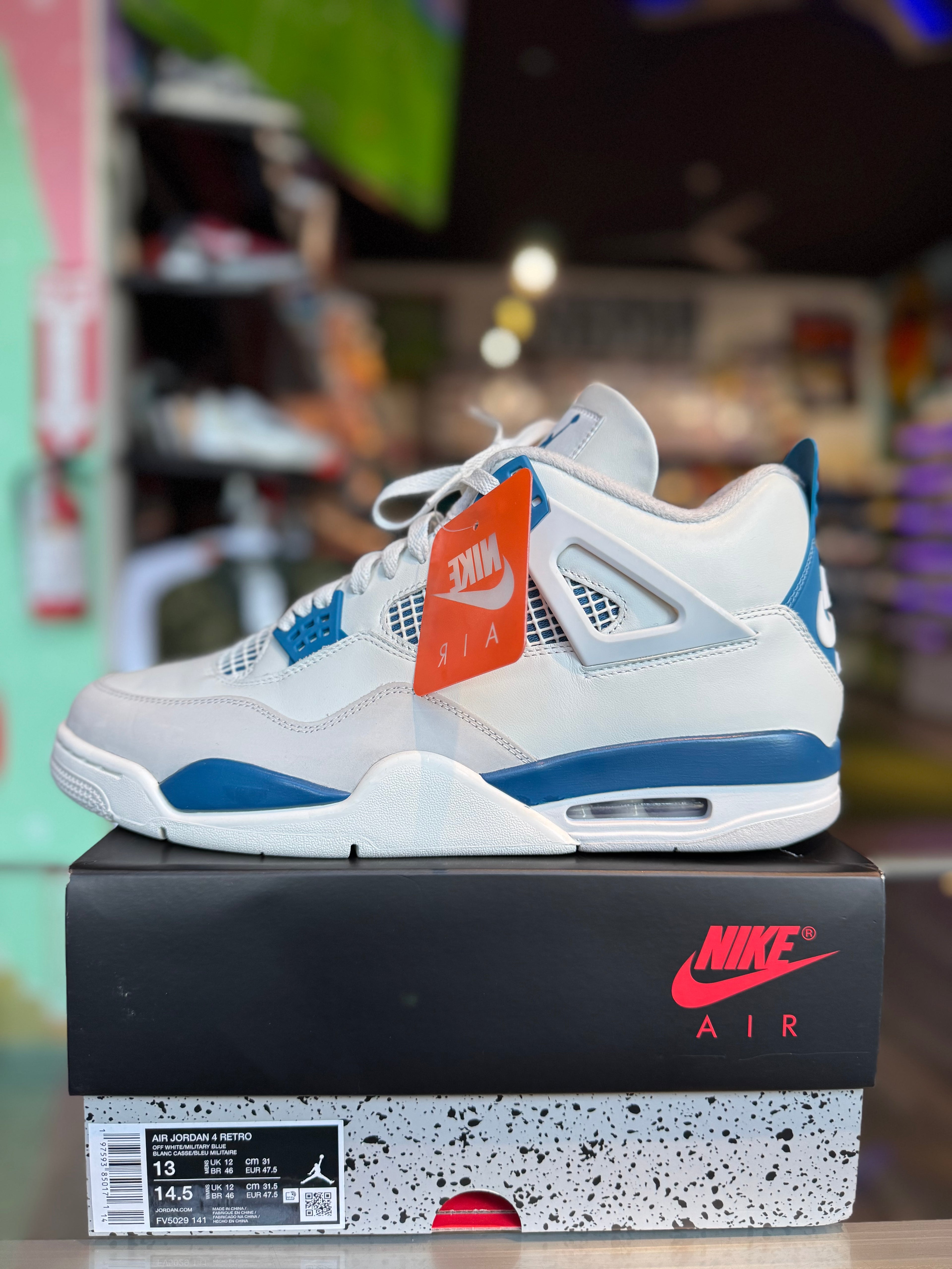 Jordan 4 military blue